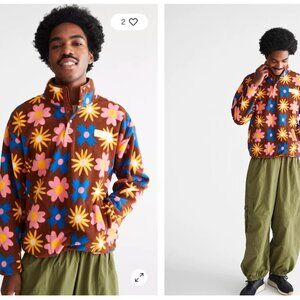 Parks Project UO Exclusive Wildflower Fleece Printed Sweatshirt Small